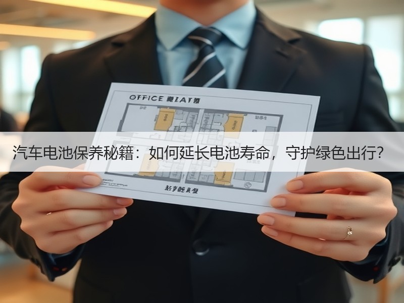 汽车电池保养秘籍：如何延长电池寿命，守护