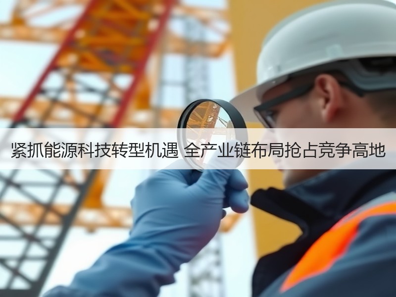 紧抓能源科技转型机遇 全产业链布局抢占竞