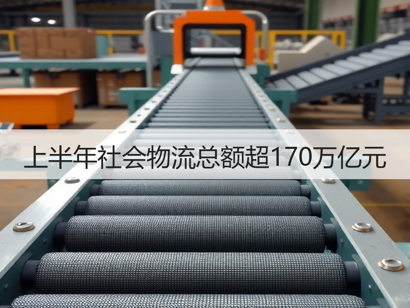 上半年社会物流总额超170万亿元