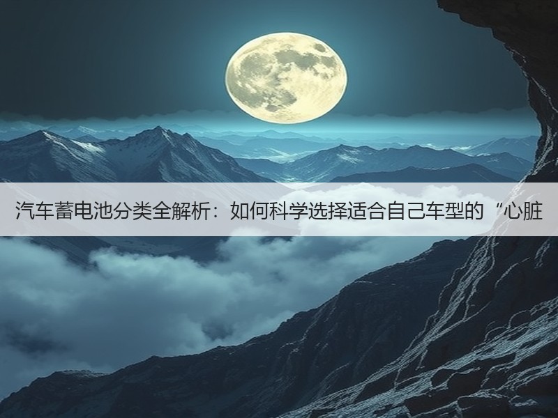 汽车蓄电池分类全解析：如何科学选择适合自