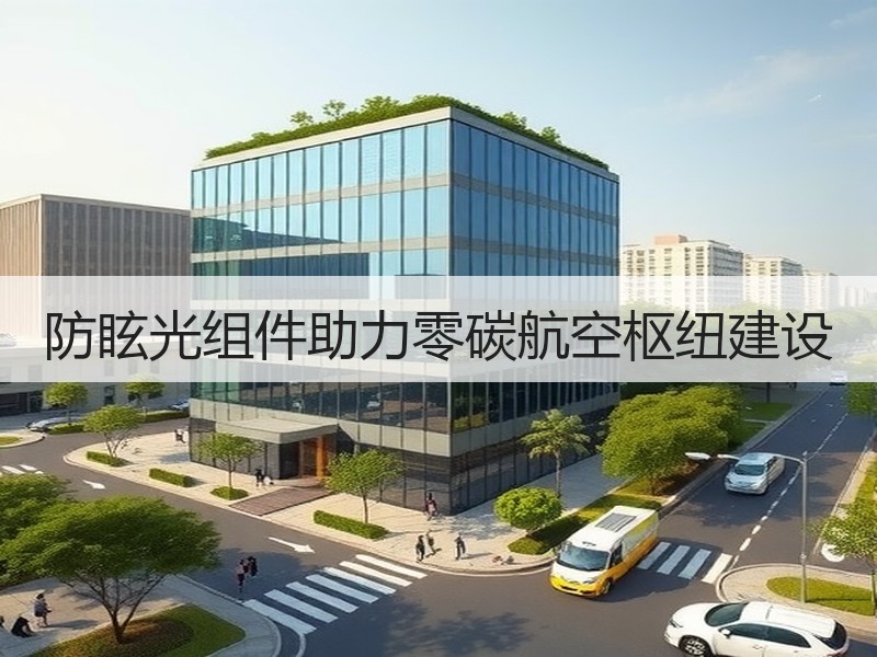 防眩光组件助力零碳航空枢纽建设