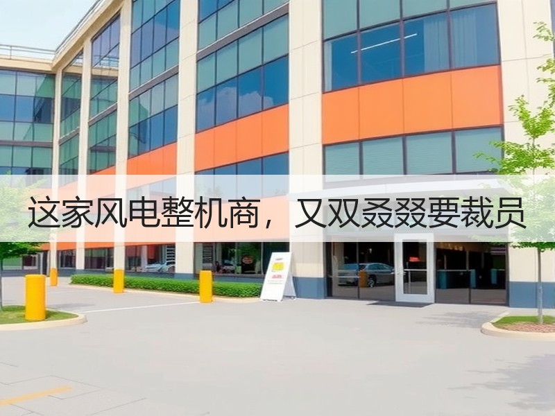这家风电整机商，又双叒叕要裁员