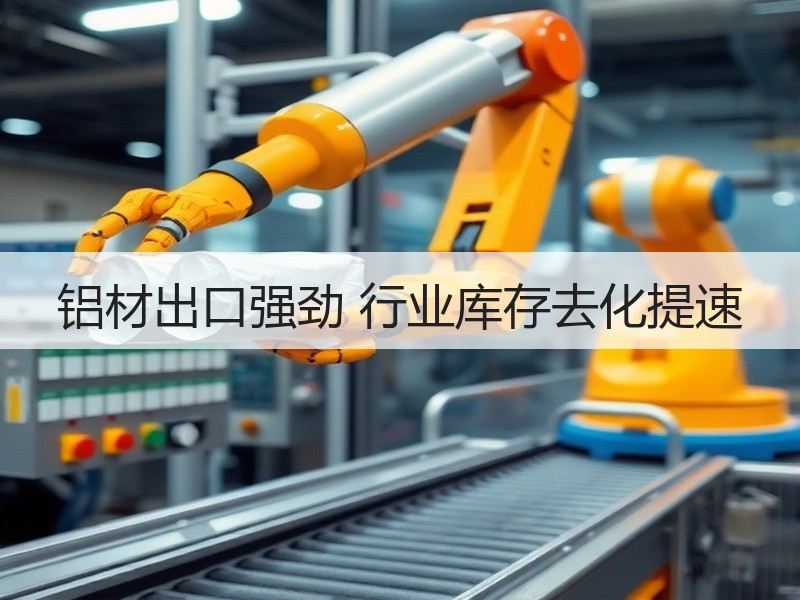 铝材出口强劲 行业库存去化提速