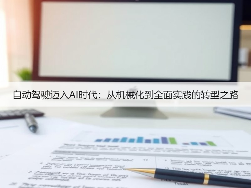 自动驾驶迈入AI时代：从机械化到全面实践