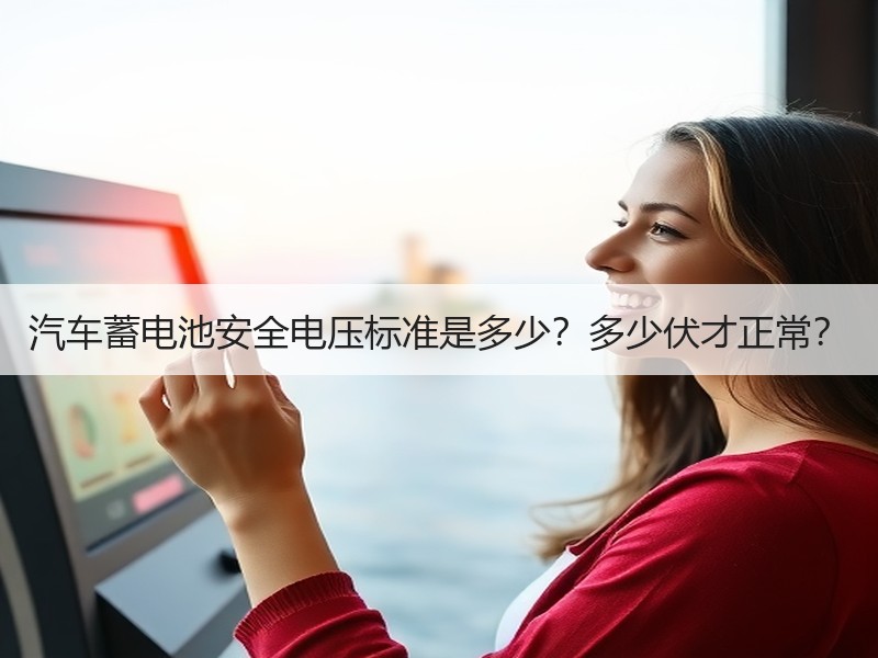 汽车蓄电池安全电压标准是多少？多少伏才正