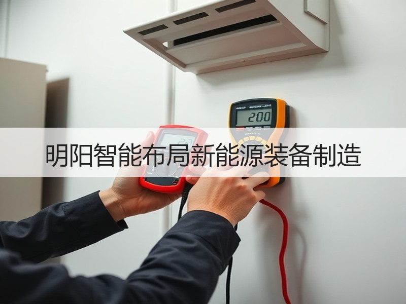 明阳智能布局新能源装备制造