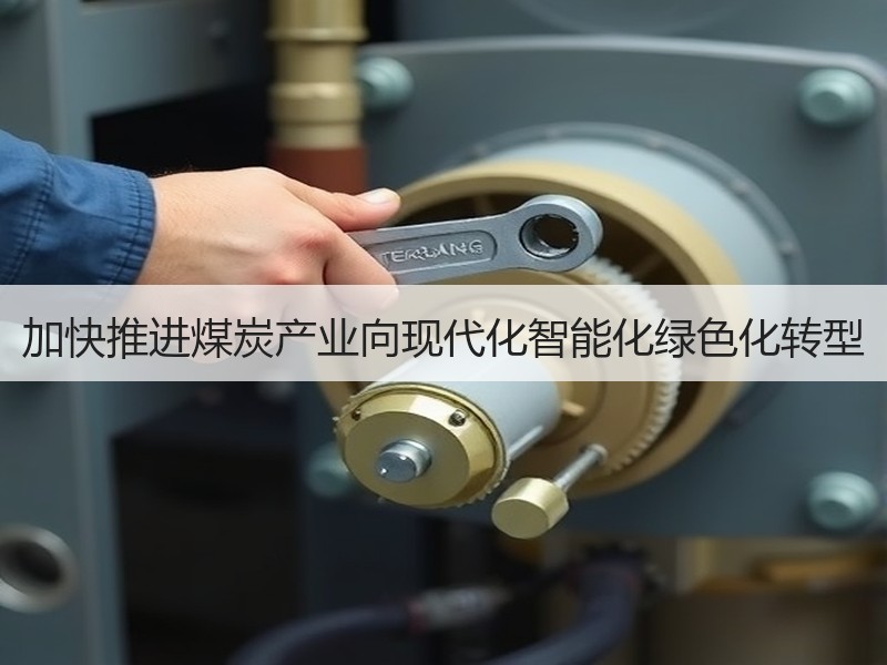 加快推进煤炭产业向现代化智能化绿色化转型