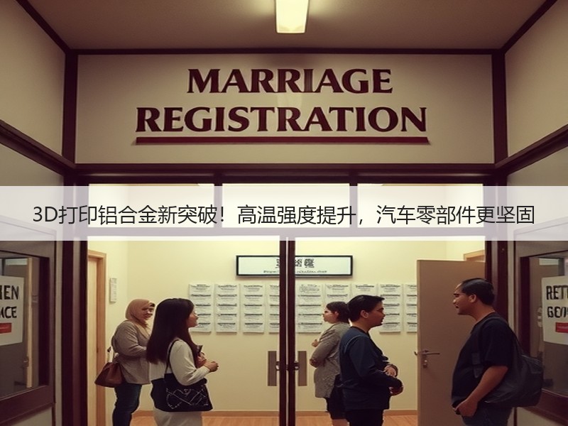 3D打印铝合金新突破！高温强度提升，汽车
