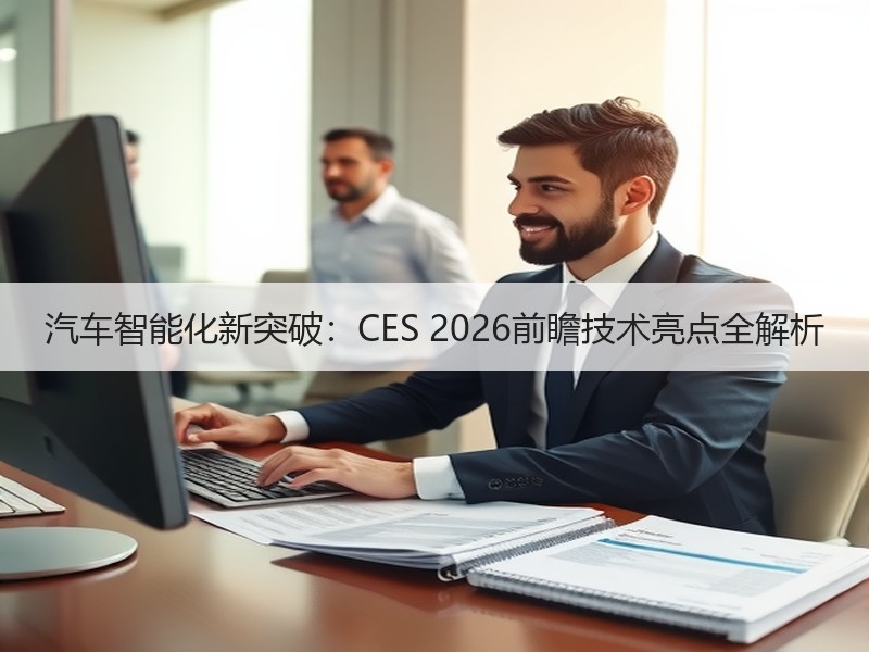 汽车智能化新突破：CES 2026前瞻技