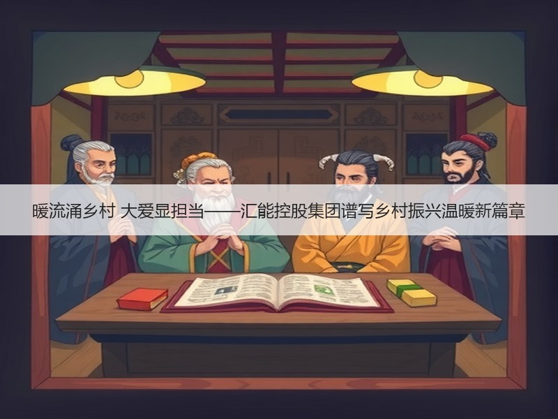 暖流涌乡村 大爱显担当——汇能控股集团谱