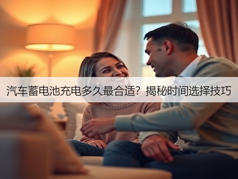 汽车蓄电池充电多久最合适？揭秘时间选择技