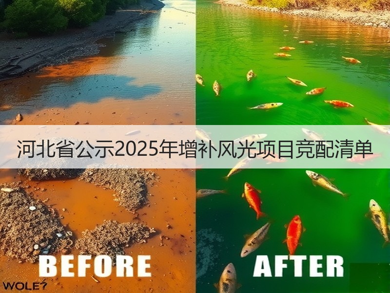 河北省公示2025年增补风光项目竞配清单