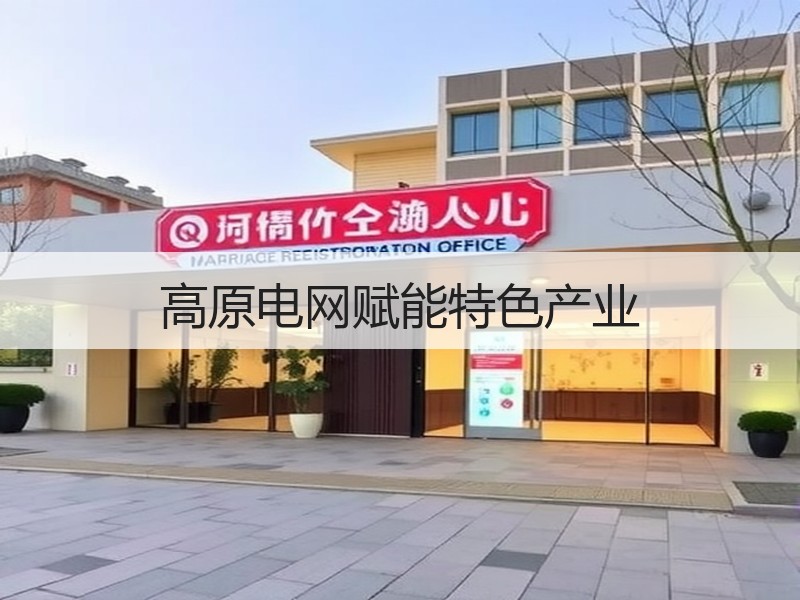 高原电网赋能特色产业