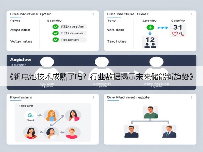 《钒电池技术成熟了吗？行业数据揭示未来储