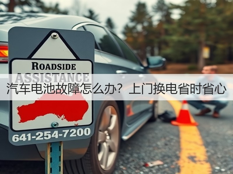 汽车电池故障怎么办？上门换电省时省心