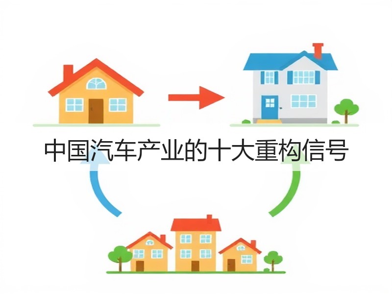 中国汽车产业的十大重构信号