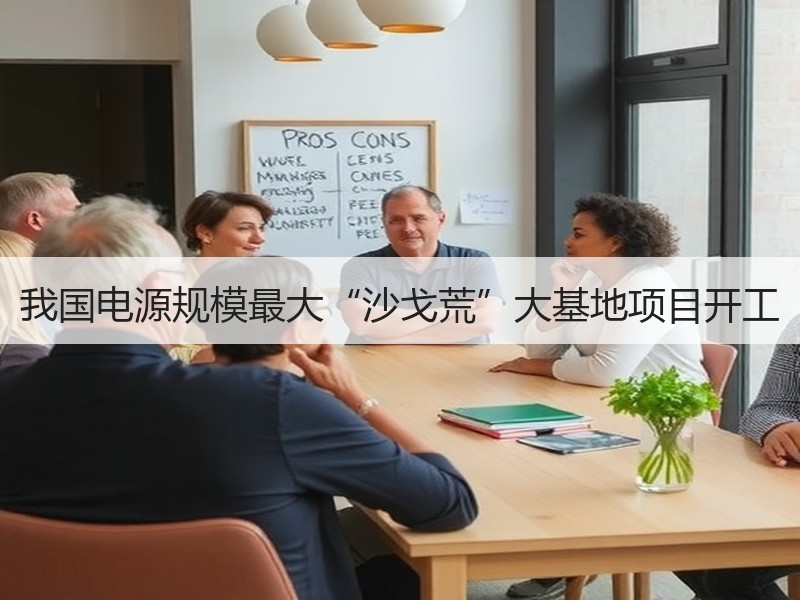 我国电源规模最大“沙戈荒”大基地项目开工