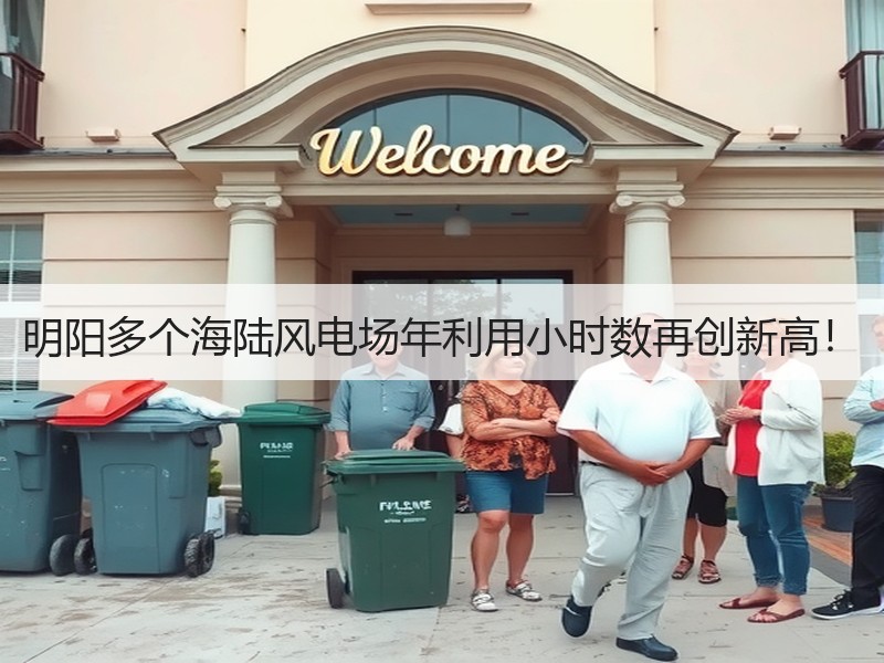 明阳多个海陆风电场年利用小时数再创新高！