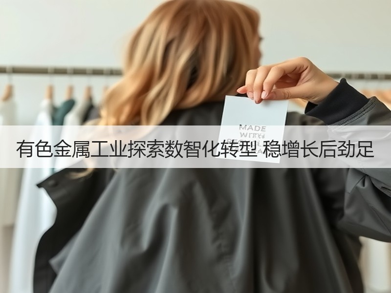 有色金属工业探索数智化转型 稳增长后劲足