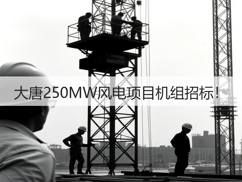 大唐250MW风电项目机组招标！