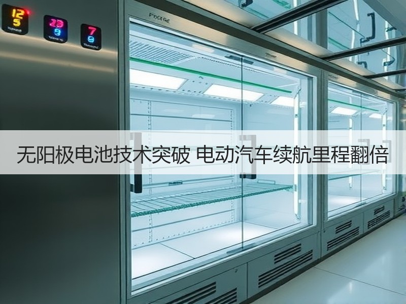 无阳极电池技术突破 电动汽车续航里程翻倍