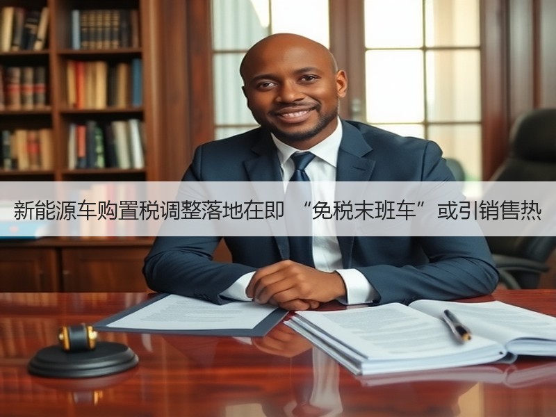 新能源车购置税调整落地在即 “免税末班车