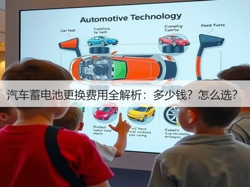 汽车蓄电池更换费用全解析：多少钱？怎么选