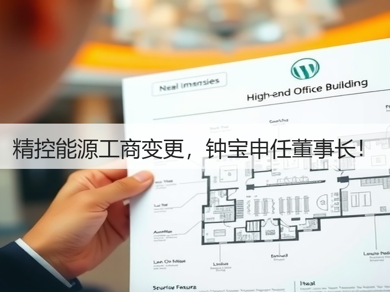 精控能源工商变更，钟宝申任董事长！