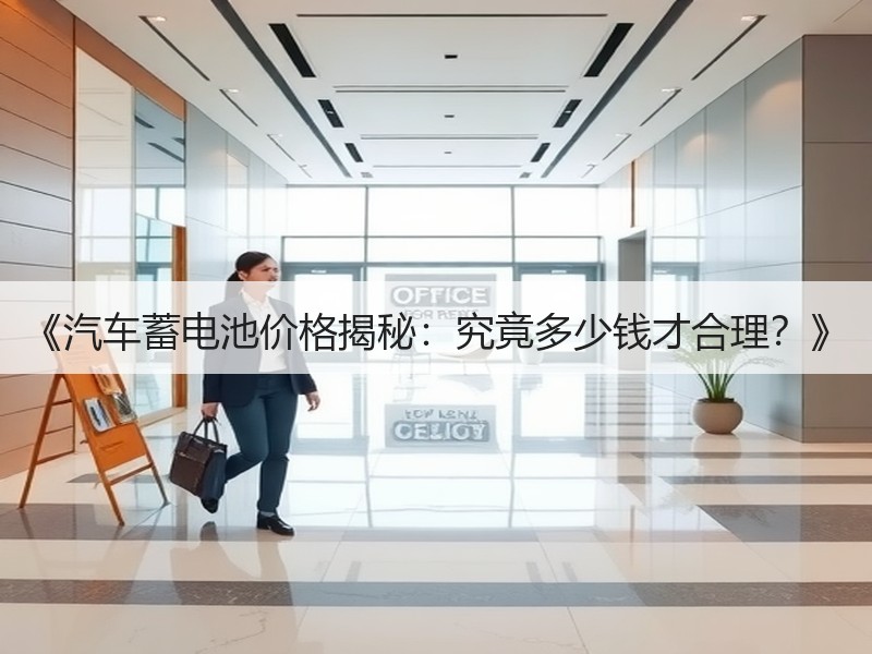 《汽车蓄电池价格揭秘：究竟多少钱才合理？