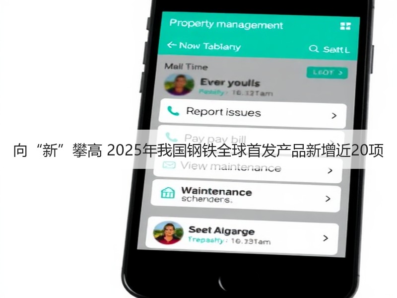 向“新”攀高 2025年我国钢铁全球首发