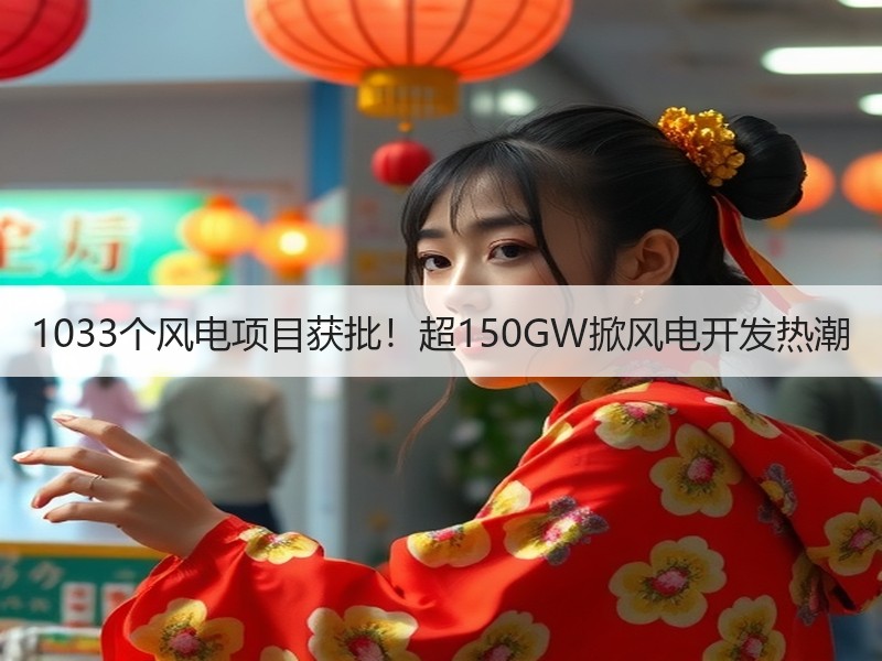 1033个风电项目获批！超150GW掀风