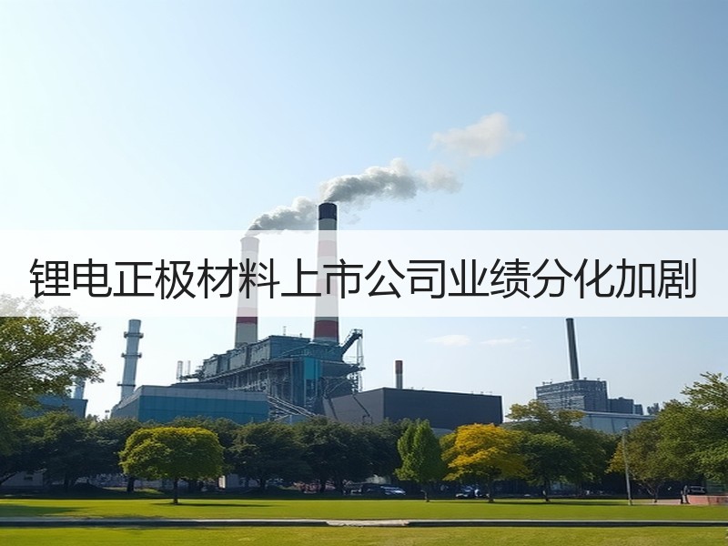 锂电正极材料上市公司业绩分化加剧