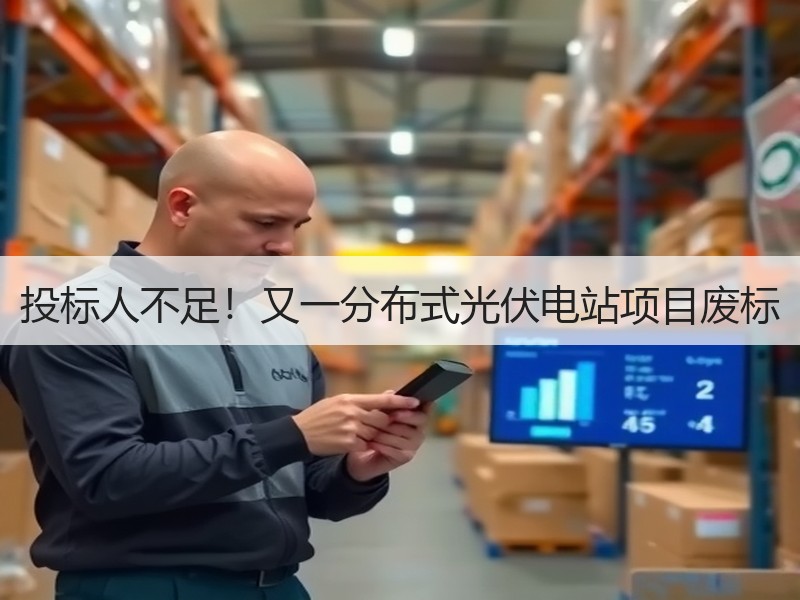 投标人不足！又一分布式光伏电站项目废标