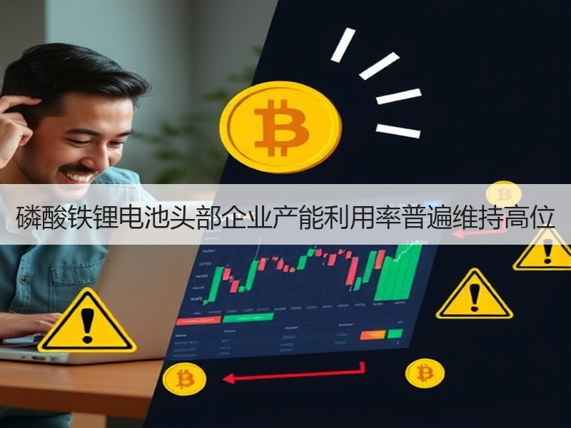 磷酸铁锂电池头部企业产能利用率普遍维持高