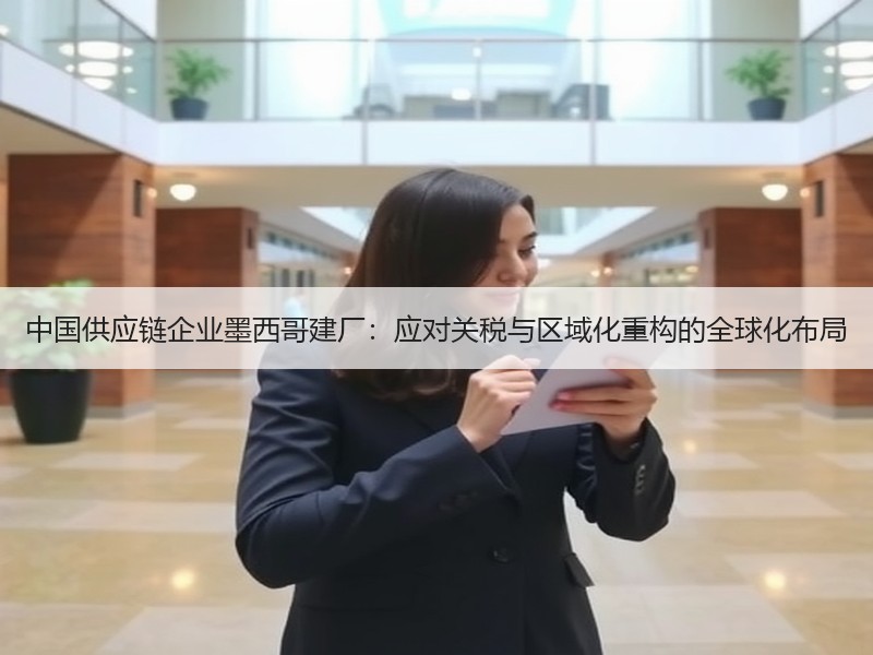 中国供应链企业墨西哥建厂：应对关税与区域