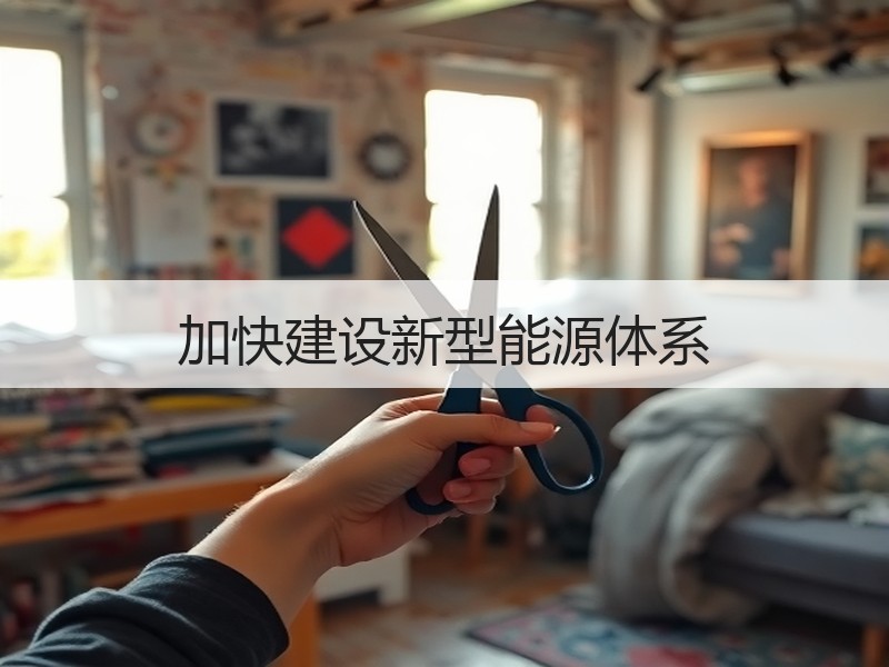 加快建设新型能源体系