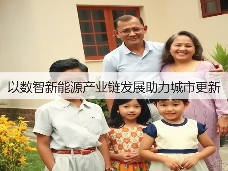以数智新能源产业链发展助力城市更新