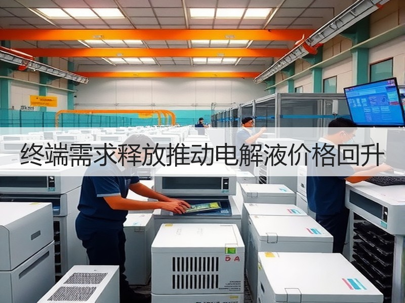 终端需求释放推动电解液价格回升