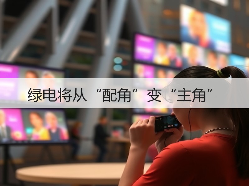 绿电将从“配角”变“主角”