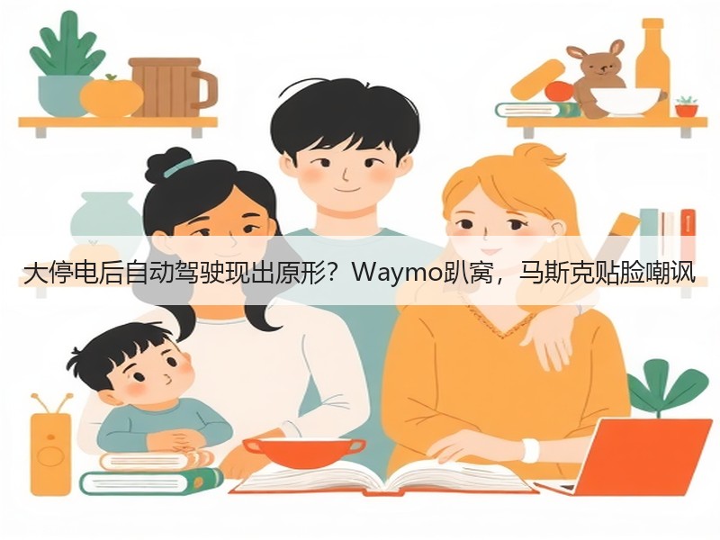 大停电后自动驾驶现出原形？Waymo趴窝