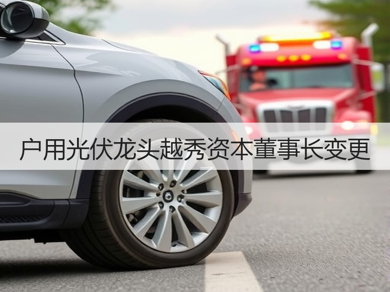 户用光伏龙头越秀资本董事长变更