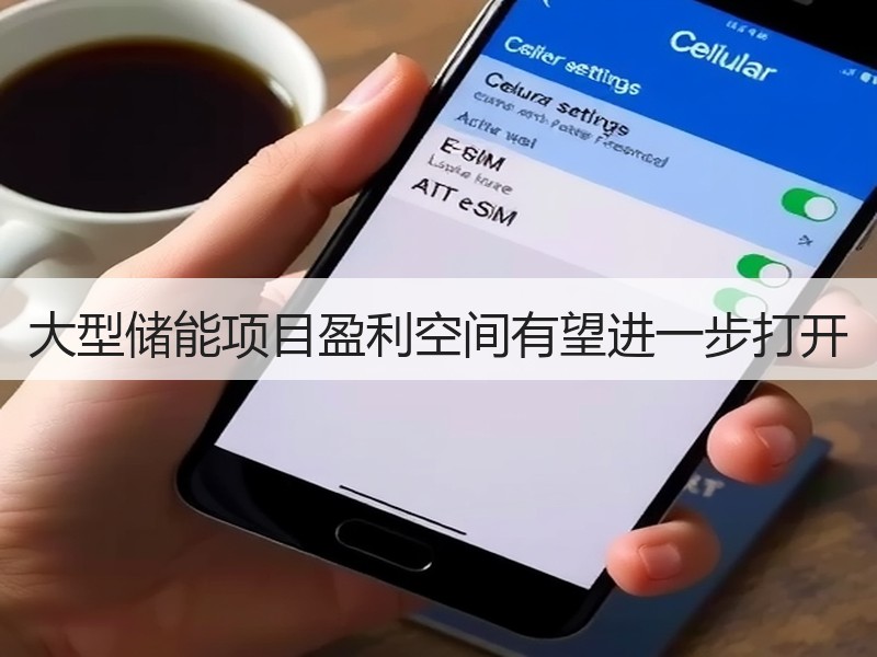 大型储能项目盈利空间有望进一步打开