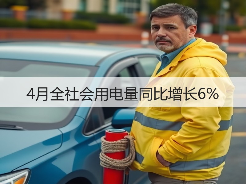 4月全社会用电量同比增长6%