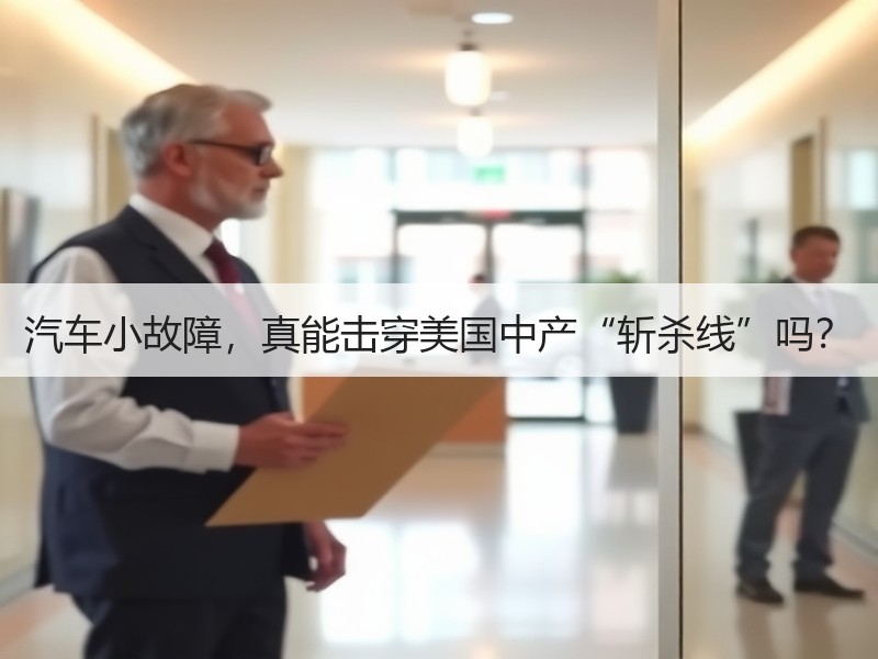 汽车小故障，真能击穿美国中产“斩杀线”吗