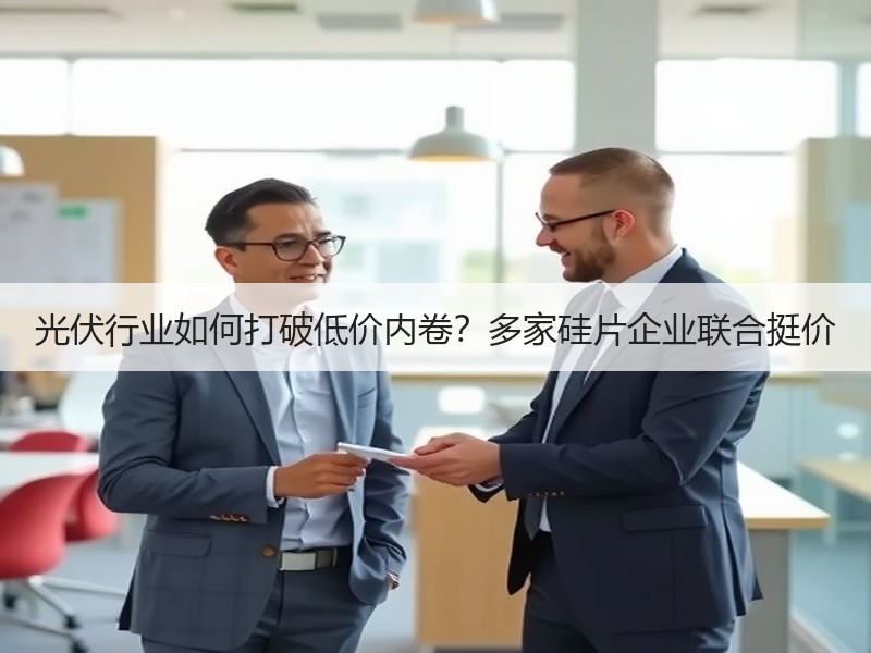 光伏行业如何打破低价内卷？多家硅片企业联