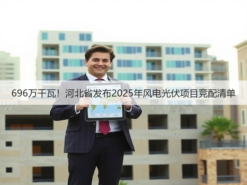 696万千瓦！河北省发布2025年风电光