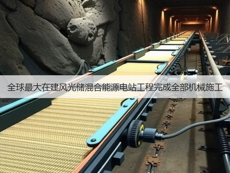 全球最大在建风光储混合能源电站工程完成全