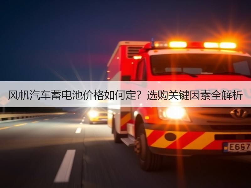 风帆汽车蓄电池价格如何定？选购关键因素全