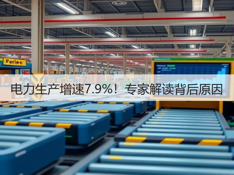 电力生产增速7.9%！专家解读背后原因