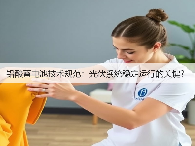 铅酸蓄电池技术规范：光伏系统稳定运行的关
